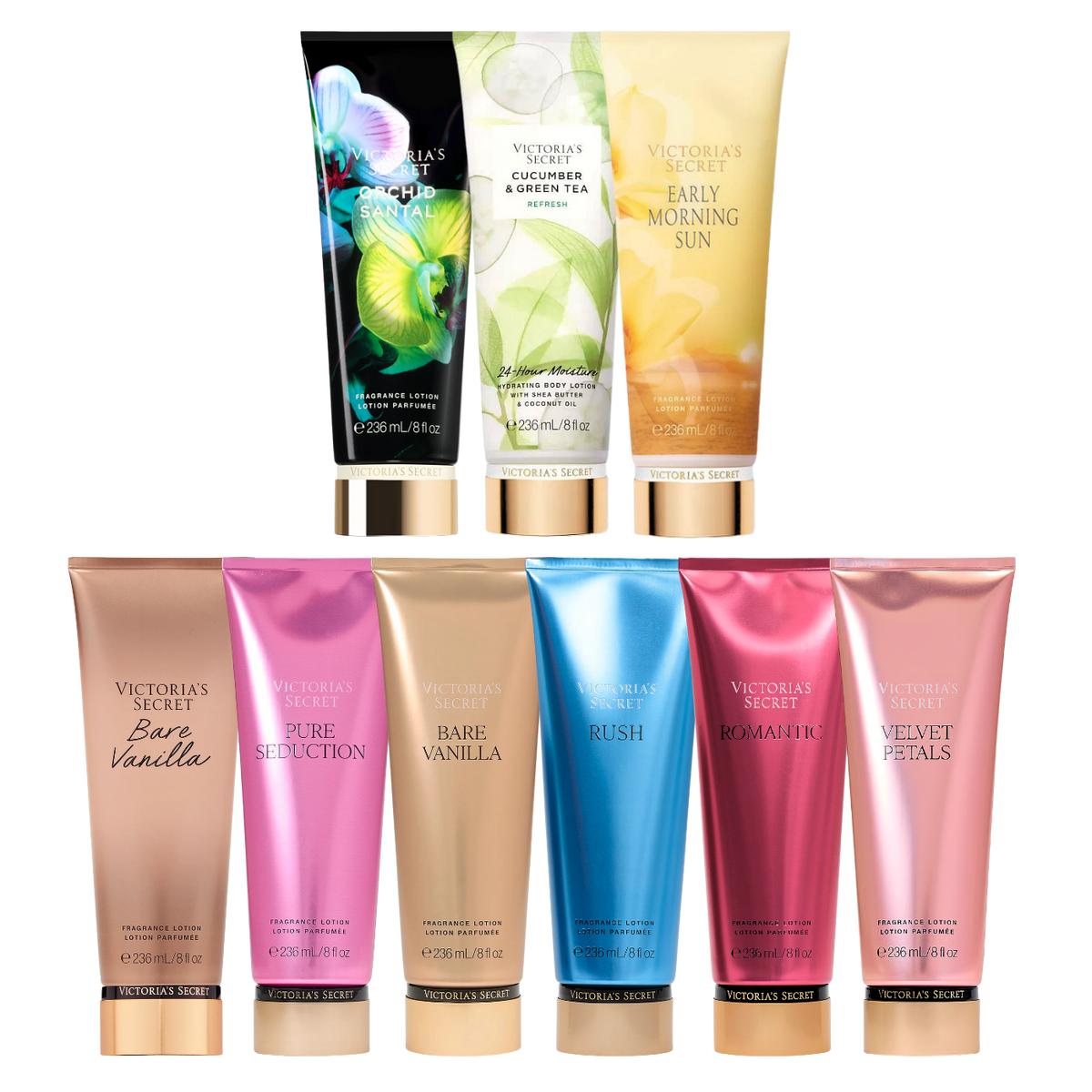 Variedades de crema corporal Victoria's Secret