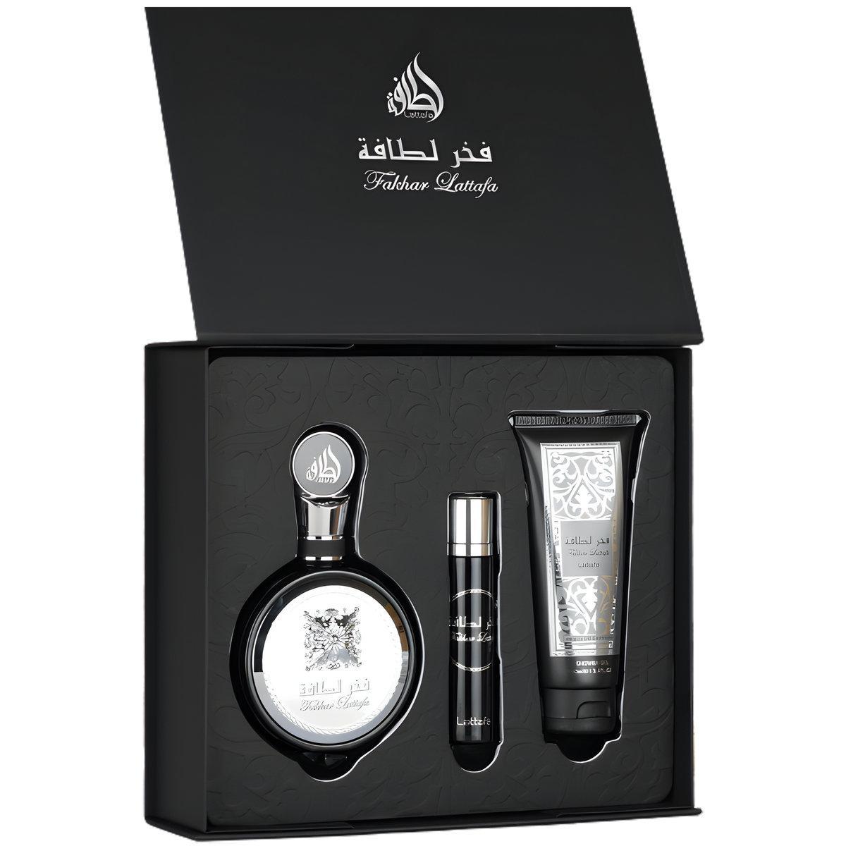 Lattafa Fakhar Black Gift Set EDP 100 ML (H)