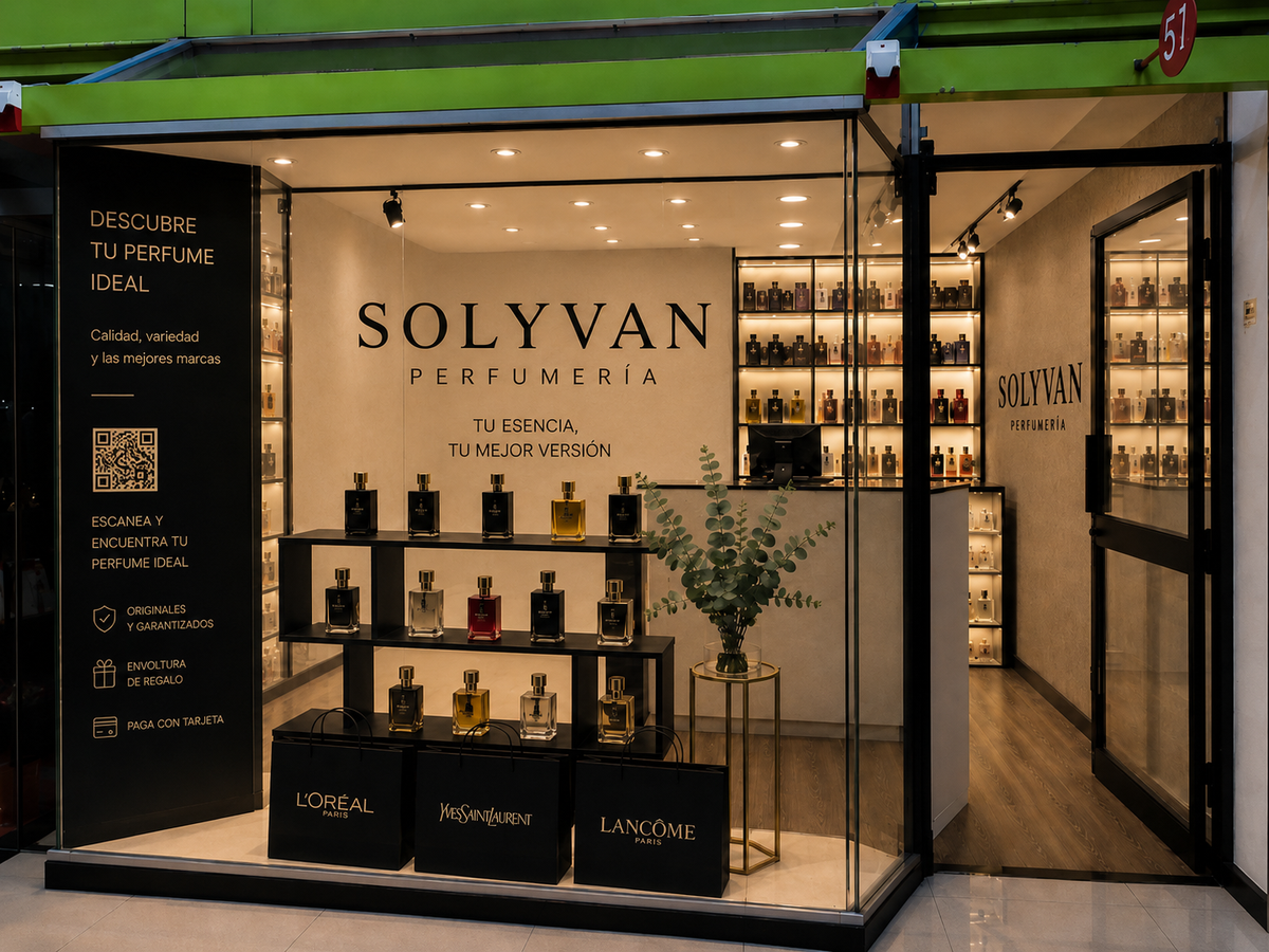 Fachada de tienda Solyvan Perfumeria